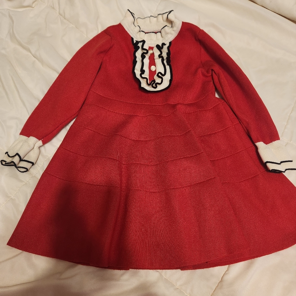 Mia Belle Red sweater dress size 6